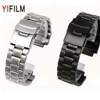 ราคา Yifilm สายนาฬิกาข้อมือสเตนเลส สีเงิน สําหรับ Casio MWA 100HD 1A MWD 100H MWA 100HD 20 มม 24 มม (23322378617)