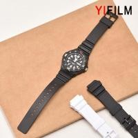 ราคา Yifilm สายนาฬิกาข้อมือ ยางซิลิโคน แบบเปลี่ยน สําหรับ Casio Watch LRW 200H MRW 200H W 800 (22930909486)