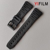 ราคา Yifilm สายนาฬิกาข้อมือยาง 20 มม สําหรับ Casio G shock W 720 W 722 W 741 WL 100 CA 53 CA 61 (22333869309)