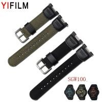 ราคา สายนาฬิกาข้อมือไนล่อนคุณภาพสูงสําหรับ Casio G Shock Sgw100 Gw 3500B 3000B (15717992565)