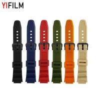 ราคา สายนาฬิกาข้อมือ ยางซิลิโคนเรซิ่น 18 มม ทนทาน อุปกรณ์เสริม สําหรับ Casio Watch W 218h F 108 AE1200 1000 1300 (13990663533)