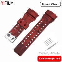 ราคา Yifilm สายนาฬิกาข้อมือหนัง PU กันน้ํา แบบเปลี่ยน สําหรับ Casio G Shock GAX 100 GAW 100 GLX 100 GA 201 200 GA 300 400 900 GA140 GAS 100 (22337428889)