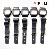 ราคา Yifilm สายนาฬิกาข้อมือเรซิ่น 16 มม พร้อมเคส สําหรับ Casio G SHOCK DW5600 GW5035 GWX 5600 DW 5025 DW 5030 DW5610 (20669784415)