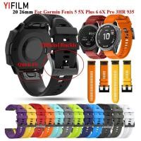ราคา Yifilm สายนาฬิกาข้อมือซิลิโคน 22 มม 26 มม แบบเปลี่ยน สําหรับ Garmin Fenix 7x 6x 6 5xPlus (17961991784)