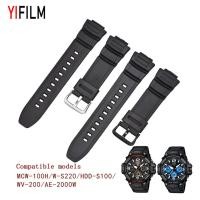 ราคา Casio สายนาฬิกาข้อมือซิลิโคนสําหรับ for Casio Mcw 100 H 110 H W 220 Hdd S100 Wv 200 Ae 2000 2100 (4562396661)