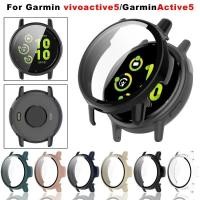ราคา กระจก เคสสําหรับ Garmin VivoActive 5 กระจกนิรภัยป้องกันหน้าจอ PC ป้องกันกันชนสําหรับ Garmin Active 5 อุปกรณ์เสริม (27422487942)
