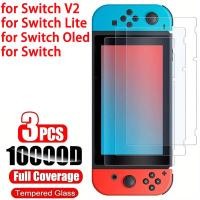 ราคา 3PCS กระจกนิรภัยป้องกันฟิล์มสําหรับ Nintendo Switch Swith Lite Swith Oled Full Coverage Screen Protector สําหรับสวิทช์ V2 (43060612960)