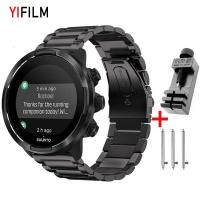 ราคา Yifilm สายนาฬิกาข้อมือ สเตนเลส โลหะ สําหรับ Suunto 9 7 Baro Suunto D5 Spartan Sport Wrist HR Baro (13483461299)
