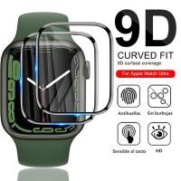 ราคา ฟิล์มกระจกนิรภัยกันรอยหน้าจอ แบบนิ่ม สําหรับ Apple Watch 8 7 6 SE 5 4 3 Ultra 8 49 มม iWatch Series 38 มม 42 มม 45 มม 41 มม 40 มม 44 มม (24911833860)