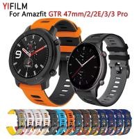 ราคา สายนาฬิกาข้อมือซิลิโคน สําหรับ Xiaomi Huami Amazfit GTR 47 มม 2 2e Stratos 3 22 มม Amazfit GTR 4 3pro (20284289188)
