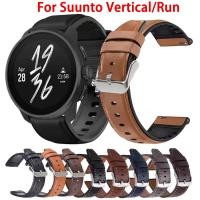 ราคา SUUNTO สายนาฬิกาข้อมือซิลิโคนหนังพร้อมเคส พีซี สําหรับ ซูนโต้ วิ่ง เปลี่ยนสายรัดซิลิโคนสําหรับ ซูนโต้ แนวตั้ง (41513552597)