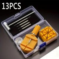 ราคา 13ชิ้นนาฬิกาซ่อมเครื่องมือปรับโลหะนาฬิกาเครื่องมือที่มีสายรัดสร้อยข้อมือช่างซ่อมนาฬิกาเครื่องมือง่ายต่อการถอดเปลี่ยนชุดเครื่องมือ (40071847413)