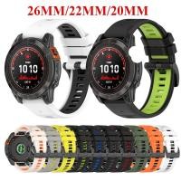ราคา QuickFit สายนาฬิกา 22 มม 26 มม สําหรับ Garmin Tactix 8 Instinct 3 2X Descent G2 Fenix 8 E 7X Epix Pro (27933778498)