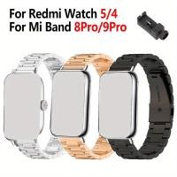 ราคา สายสแตนเลสสําหรับ Redmi นาฬิกา 4 5 โลหะหรูหราเปลี่ยนสายนาฬิกาสําหรับ Xiaomi MiBand 8Pro 9Pro กีฬาสร้อยข้อมือ (44018616278)