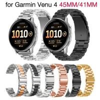 ราคา Quick Release เปลี่ยน 22 มม 18 มม โลหะสําหรับ Garmin Venu 4 45 มม สายนาฬิกาสแตนเลสสําหรับ Garmin Venu4 41 มม (40224073652)