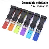 ราคา สายเรซิ่นกีฬาสําหรับ Casio G SHOCK GA 100 110 GD 120 GLS 100 Matte สีคู่กีฬากันน้ําผู้ชาย TPU เปลี่ยนนาฬิกา (25636093130)
