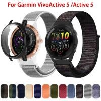ราคา สายนาฬิกาไนลอน เคสสําหรับ Garmin Vivoactive 5 Active 5 สายรัดข้อมือเปลือกป้องกันสายรัดห่วง Vivoactive5 นาฬิกา (28772746825)