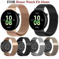 ราคา สายนาฬิกาแบบห่วงแม่เหล็กสําหรับ Huawei Honor Watch Fit 44 มม Smartwatch สร้อยข้อมือสแตนเลสโลหะ (43957150675)