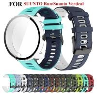 ราคา สายรัดซิลิโคนพร้อมเคสพีซีสําหรับ SUUNTO VERTICAL Fitness Band สําหรับ SUUNTO Run เข็มขัดกีฬานุ่มสร้อยข้อมือระบายอากาศ (40063212958)