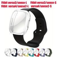 ราคา สายรัดซิลิโคนสมาร์ทวอทช์และเคส TPU สําหรับ Fitbit Versa 3 Versa 4 สายนาฬิกาสําหรับ Fitbit Sense 2 (42951643702)
