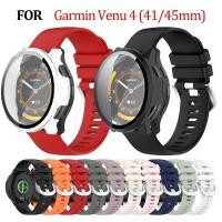ราคา สายซิลิโคน PC สําหรับ Garmin Venu 4 41 มม สายนาฬิกาสมาร์ทวอทช์สร้อยข้อมือสําหรับ Garmin Venu4 45 มม (42524675160)