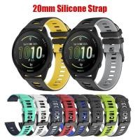 ราคา 20 มม ซิลิโคนสําหรับ Garmin Vivoactive6 5 Venu Sq 2 245 645 Approach S50 สร้อยข้อมือสายนาฬิกา (29333774010)