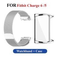 ราคา เปลี่ยนสายนาฬิกาสแตนเลสและเคส TPU สําหรับ Fitbit Charge 6 สายรัดข้อมือสําหรับ Fitbit Charge5 อุปกรณ์เสริม (26680644772)