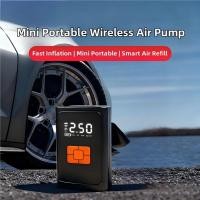 ราคา เครื่องเติมลมแบบพกพาแบบไร้สายสําหรับยางรถยนต์ที่มีแรงดันดิจิตอลและไฟ นํา (57800164270)