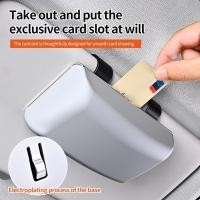 ราคา ผู้ถือแว่นกันแดดแม่เหล็กสําหรับรถยนต์ที่มีช่องเสียบการ์ดเหมาะกับที่บังแดดและที่นั่ง (45700316191)