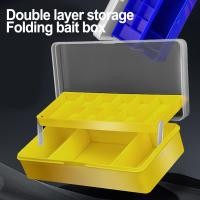 ราคา กล่องใส่เหยื่อสองชั้น กล่องอุปกรณ์เสริม หน้า กล่องใส่อุปกรณ์ตกปลา กล่องใส่เหยื่อ (44025106711)