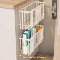 ราคา โลหะติดผนังชั้นเก็บชุด2สําหรับตู้ครัวประตูที่วางสินค้าขนาดเล็ก (57600164291)