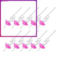 ราคา 10ชิ้นพรรคฟางสําหรับหมวกสีชมพูฟางนํามาใช้ใหม่พลาสติกย้อนยุคหลอดพรรคซัพพลาย (43825106628)
