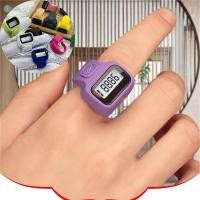 ราคา เครื่องนับนิ้วแบบมือถืออิเล็กทรอนิกส์ เครื่องนับเวลาแบบคลิกเกอร์ เครื่องเตือนเวลาการสวดมนต์ แหวนซิลิโคนสำหรับนับ TH (29513759019)