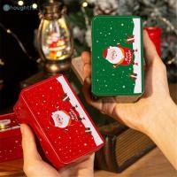 ราคา กล่องเหล็กสี่เหลี่ยมคริสต์มาส กล่องขนมคุกกี้เปล่า กล่องใส่ของขวัญซานตาคลอส กล่องเก็บเครื่องประดับ กระป๋องตกแต่งงานแต่งงานและงานปาร์ตี้วันหยุด TH (46301781473)