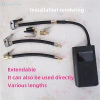 ราคา ท่อต่อเติมลมยางรถยนต์พร้อมอะแดปเตอร์ล็อคหัวสูบลมและปุ่มปล่อยลมสำหรับยางรถจักรยานยนต์และจักรยาน TH (43811833657)