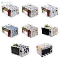 ราคา ผ้าคลุมเตาไมโครเวฟลายลูกไม้ลินินลายดอกไม้ ผ้าคลุมกันฝุ่นแบบมีกระเป๋าคู่ ผ้าคลุมเตาไมโครเวฟ อุปกรณ์ครัว TH (29932865949)