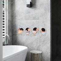 ราคา สติกเกอร์ติดผนังห้องน้ำลายการ์ตูนชินจัง สติกเกอร์กระเบื้องห้องน้ำ สติกเกอร์กันน้ำ TH (27636643077)