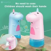 ราคา เครื่องจ่ายสบู่เหลวอัตโนมัติแบบใช้แบตเตอรี่พร้อม USB ยูนิคอร์น โฟมล้างมือแบบไม่สัมผัส ลายการ์ตูนน่ารัก ขวด ABS สำหรับห้องน้ำเด็ก 250 มล TH (27335124842)