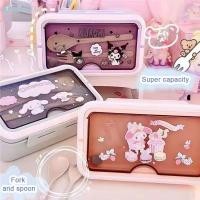 ราคา กล่องข้าวเด็กลายการ์ตูนซานริโอ้ คุโรมิ เฮลโลคิตตี้ ซินนามอนโรล พร้อมช่องใส่ของหลายช่อง กล่องข้าวเด็กแบบถือได้ กล่องอาหารจานด่วน TH (26880114924)