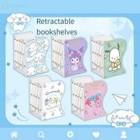 ราคา ชั้นวางหนังสือโลหะพับเก็บได้ลายการ์ตูน Sanrio Kuromi พร้อมที่ใส่ปากกา ชั้นวางหนังสือแบบตั้งโต๊ะสำหรับนักเรียน ชั้นวางของสำหรับเก็บของแบบใหม่ TH (45651239983)
