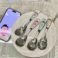 ราคา ช้อนส้อม Chi bi Maruko 304 สแตนเลส ช้อนส้อมเด็ก น่ารัก ช้อนส้อมเค้ก ผลไม้ เครื่องใช้บนโต๊ะอาหาร ปิกนิก กลางแจ้ง TH (44017273640)