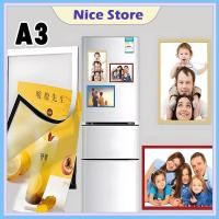 ราคา NICE กรอบรูปแม่เหล็ก กรอบโชว์ป้ายประกาศติดผนัง ขอบแม่เหล็กกรอบ ซ ป้ายติดผนัง กรอบติดผนัง A4 เงิน ทอง บสีดำ (50851935742)