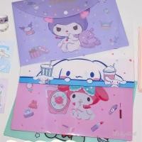 ราคา ღ Sanrio Cute Kuromi Cinnamoroll แฟ้มเอกสาร PVC A4 ลายการ์ตูน Chiikawa กระเป๋าใส่เอกสาร เครื่องเขียน ของขวัญ (44270710788)