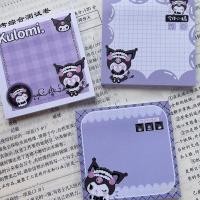 ราคา ღ สมุดโน้ตข้อความน่ารัก Sanrio Kawaii Sticky Note Anime Kuromi Melody Cinnamoroll Stationery Girl Heart Cute Message Notebook (40462383776)