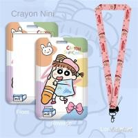 ราคา ღ สายคล้องบัตร Crayon Shin chan ที่ใส่บัตร สายคล้องบัตรสำหรับประตูผู้หญิง สายคล้องคอ ที่ใส่บัตร อุปกรณ์ประจำตัว (27536643146)