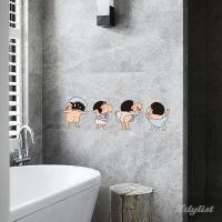 ราคา ღ สติ๊กเกอร์ติดผนังห้องน้ำลายการ์ตูน Crayon Shinchan สติ๊กเกอร์ติดผนังห้องน้ำแบบกันน้ำ (44351084935)