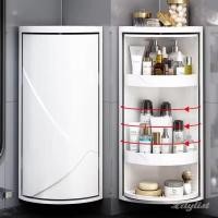 ราคา ღ ชั้นวางของหมุนในห้องน้ำ ห้องครัว ห้องน้ำ ไม่ต้องเจาะ ชั้นวางของหมุน ชั้นวางอเนกประสงค์ ขาตั้งอ่างล้างหน้า เก็บของ (40512087228)