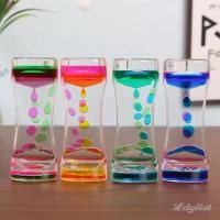 ราคา ღ นาฬิกาทราย จับเวลา ของเล่นช่วยผ่อนคลายความเครียด สำหรับเด็ก ผู้ใหญ่ ของประดับตกแต่งโต๊ะทำงาน สีผสม ฟองสบู่เคลื่อนไหว (43519014344)