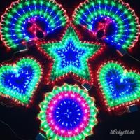 ราคา ღ โคมไฟ LED รูปนกยูง ไฟประดับรูปดาวห้าแฉก โคมไฟตกแต่งห้อง ไฟตกแต่งแบบเสียบปลั๊ก สำหรับตกแต่งห้องในงานปาร์ตี้ งานแต่งงาน คริสต์มาส (55651374929)