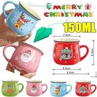 ราคา แก้วมัคเซรามิกลายคริสต์มาส 150 มล ลายซานตาคลอส เพนกวิน มูส ถ้วยกาแฟ สำหรับสำนักงาน บ้าน นม กาแฟ ชา ของขวัญคริสต์มาส (55000837946)